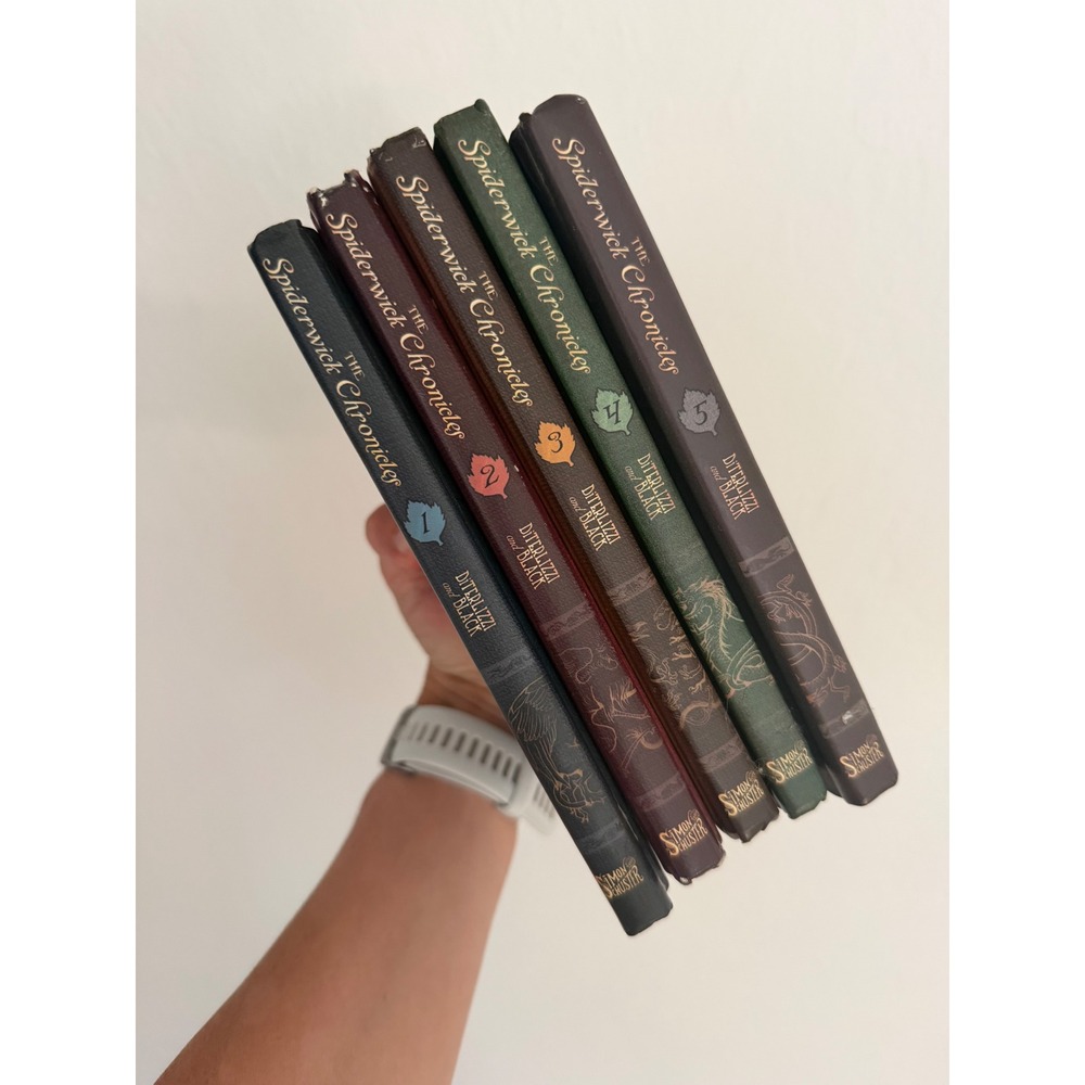 The Spiderwick Chronicles Books 1-5 Set Tony DiTerlizzi Holly Black Hardcover